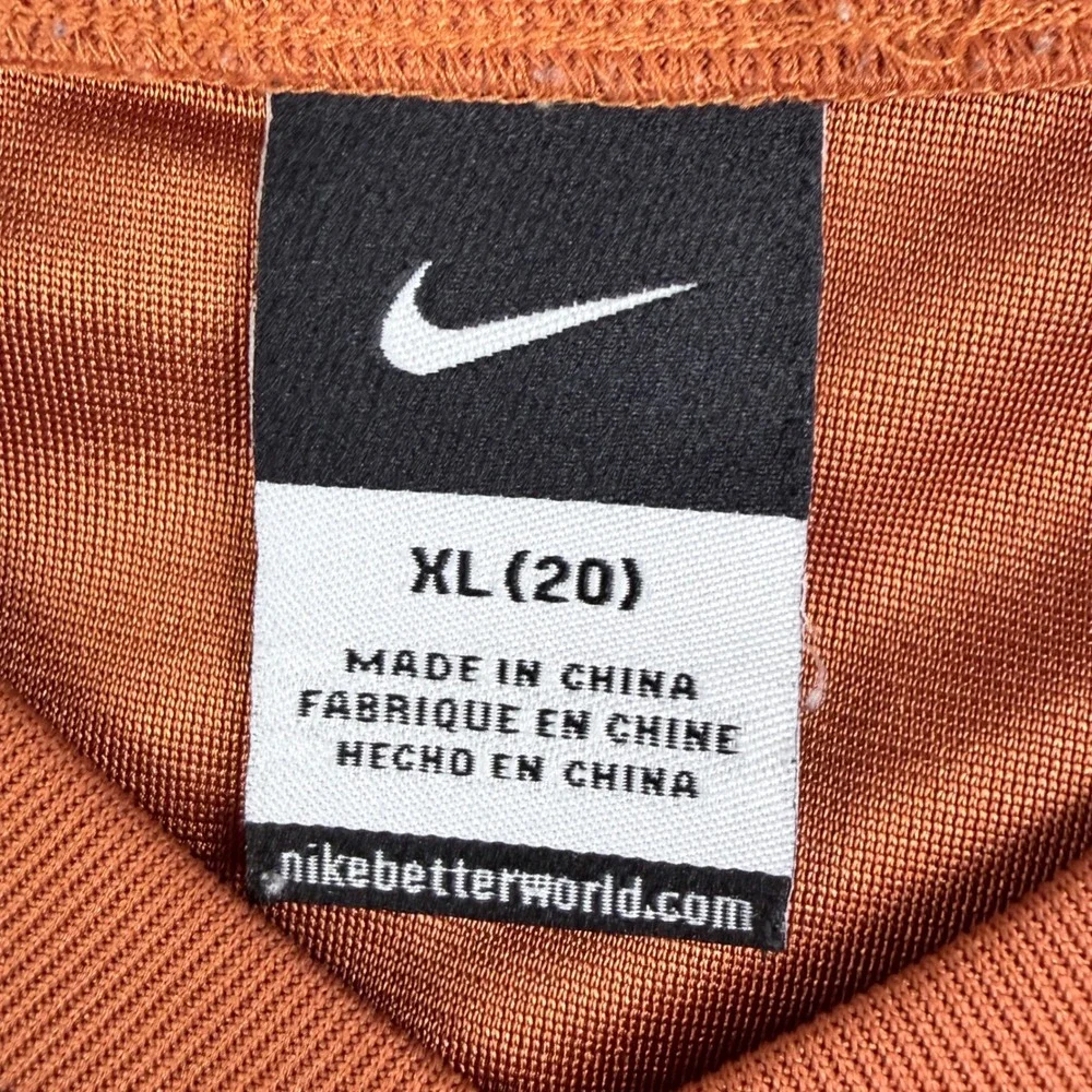 Nike Texas Longhorns Youth XL Burnt Orange Football Jersey Number 8 NCAA Kids